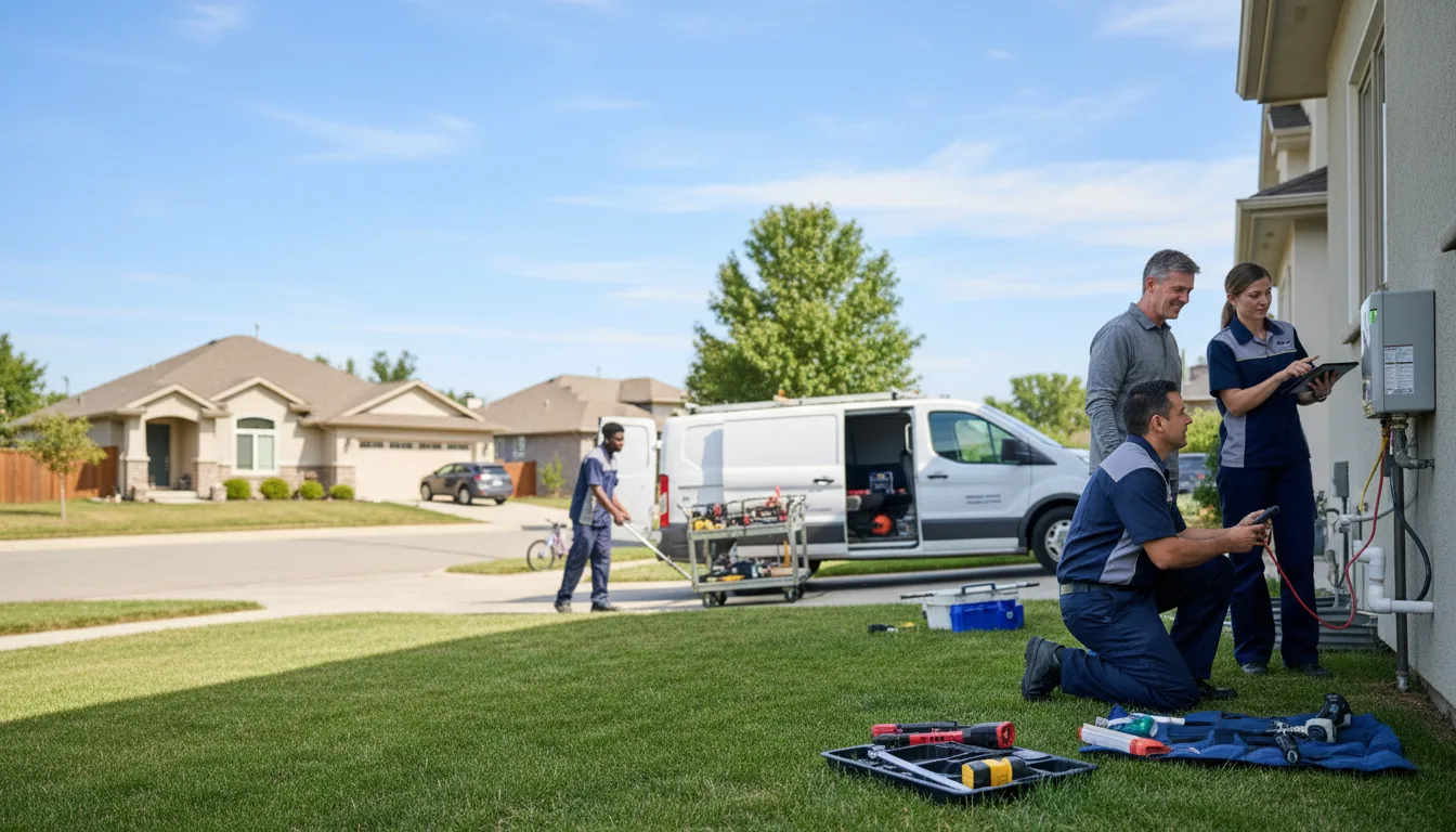 Tankless water heater service in Osgood, OH